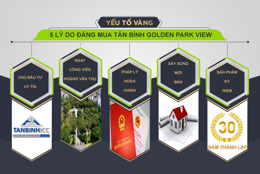 5 lý do nên mua căn hộ tân bình golden park view 251 hoàng văn thụ