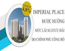 Chính phủ công bố lãi suất vay ưu đãi 4,8% cho người mua nhà xã hội Imperial Place trong 2018