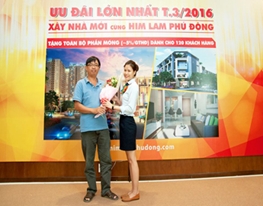 Lễ bàn giao đất nền Him Lam Phú Đông tháng 04/2016