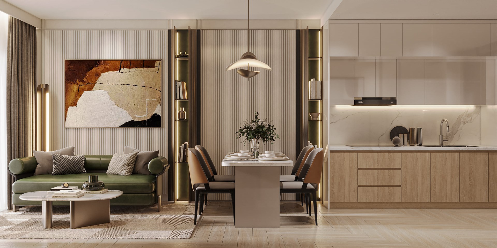 căn hộ mẫu dự án green skyline tbs land big c dĩ an bình dương